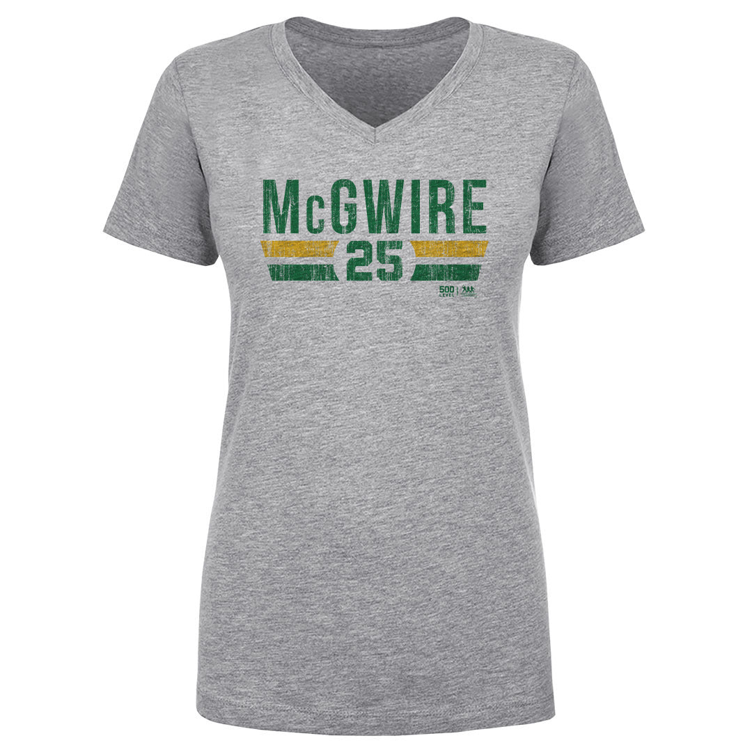 Mark McGwire Women's V-Neck T-Shirt | 500 LEVEL