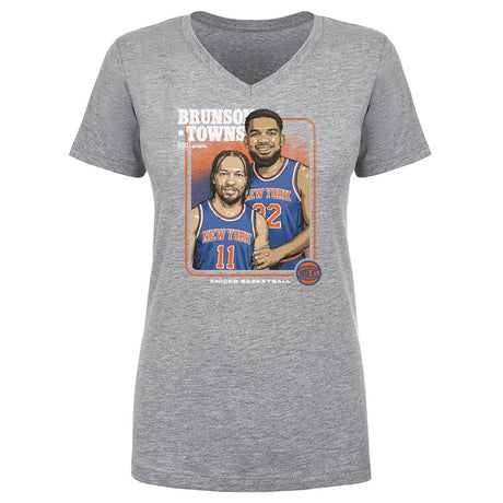 Jalen Brunson Women's V-Neck T-Shirt | 500 LEVEL