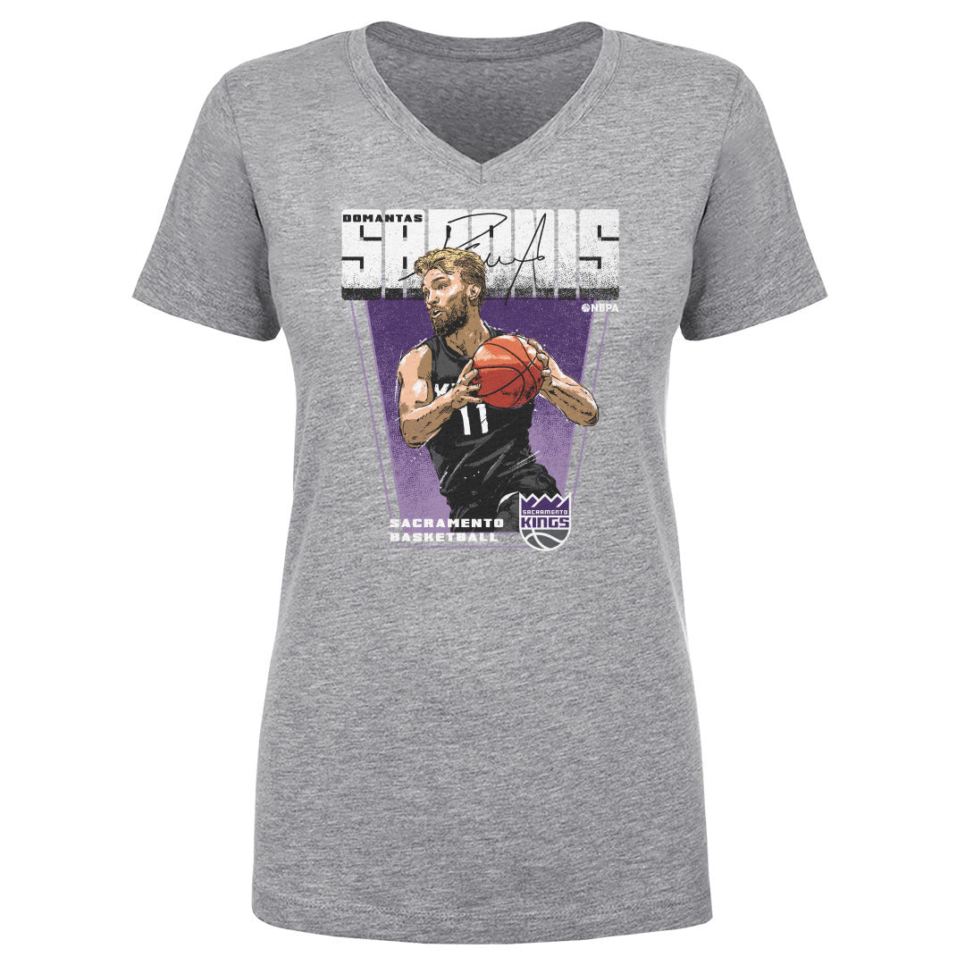 Domantas Sabonis Women's V-Neck T-Shirt | 500 LEVEL