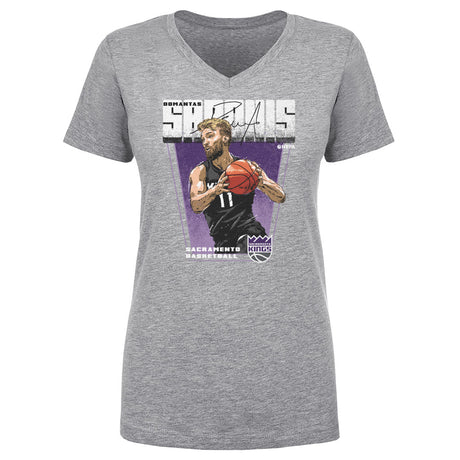 Domantas Sabonis Women's V-Neck T-Shirt | 500 LEVEL