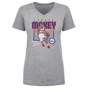 Tyrese Maxey Women's V-Neck T-Shirt | 500 LEVEL