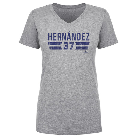 Teoscar Hernandez Women's V-Neck T-Shirt | 500 LEVEL