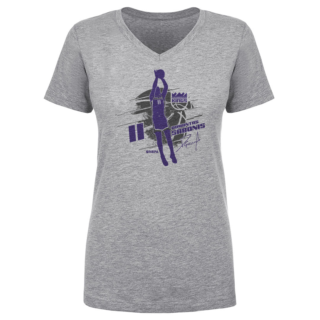 Domantas Sabonis Women's V-Neck T-Shirt | 500 LEVEL