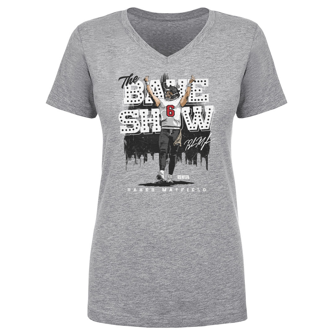 Baker Mayfield Women's V-Neck T-Shirt | 500 LEVEL