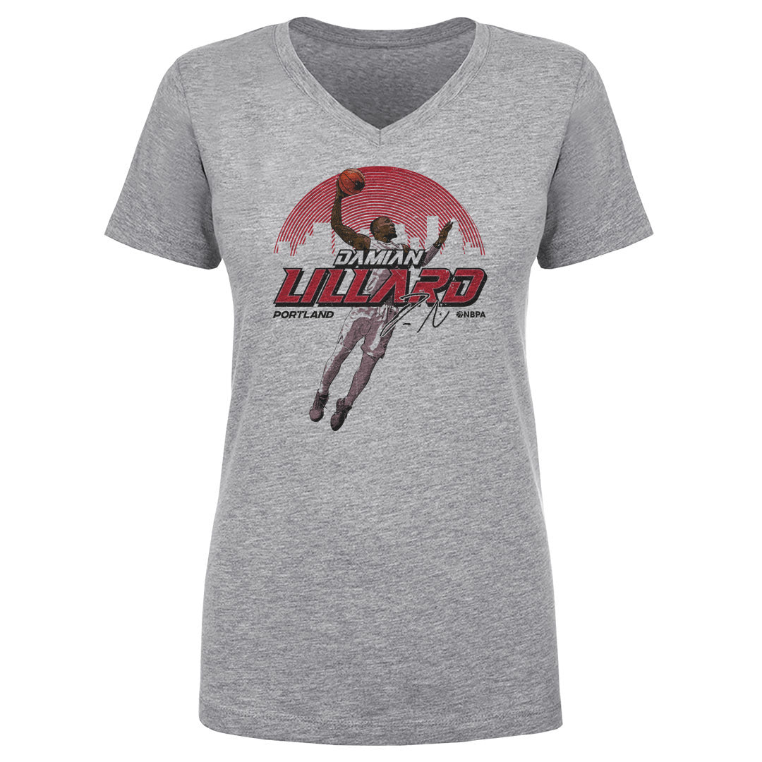 Damian Lillard Women's V-Neck T-Shirt | 500 LEVEL