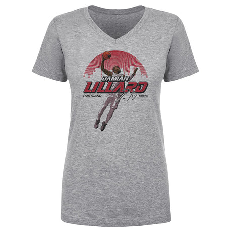 Damian Lillard Women's V-Neck T-Shirt | 500 LEVEL