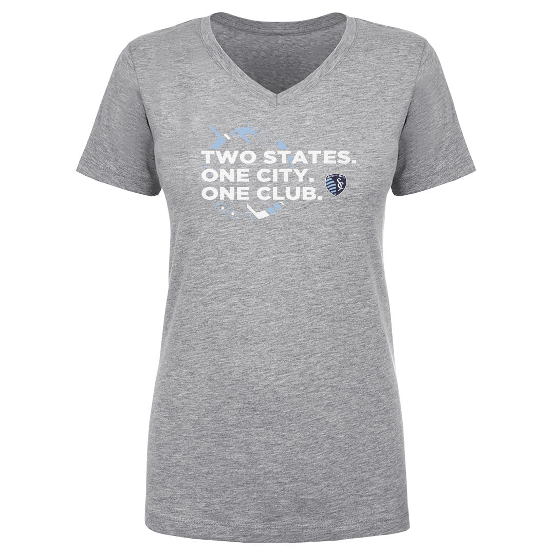 Sporting Kansas City Women&#39;s V-Neck T-Shirt | 500 LEVEL