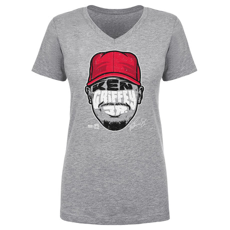 Ken Griffey Jr. Women's V-Neck T-Shirt | 500 LEVEL