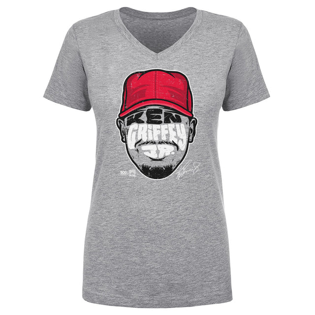 Ken Griffey Jr. Women's V-Neck T-Shirt | 500 LEVEL