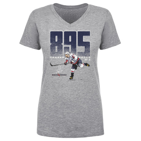 Alex Ovechkin Women's V-Neck T-Shirt | 500 LEVEL