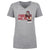Luke McCaffrey Women's V-Neck T-Shirt | 500 LEVEL
