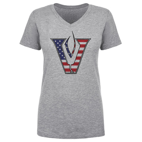 Crown Trio Women's V-Neck T-Shirt | 500 LEVEL