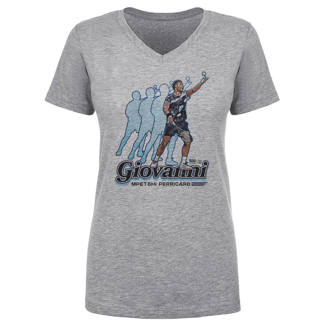 Giovanni Mpetshi Perricard Women's V-Neck T-Shirt | 500 LEVEL