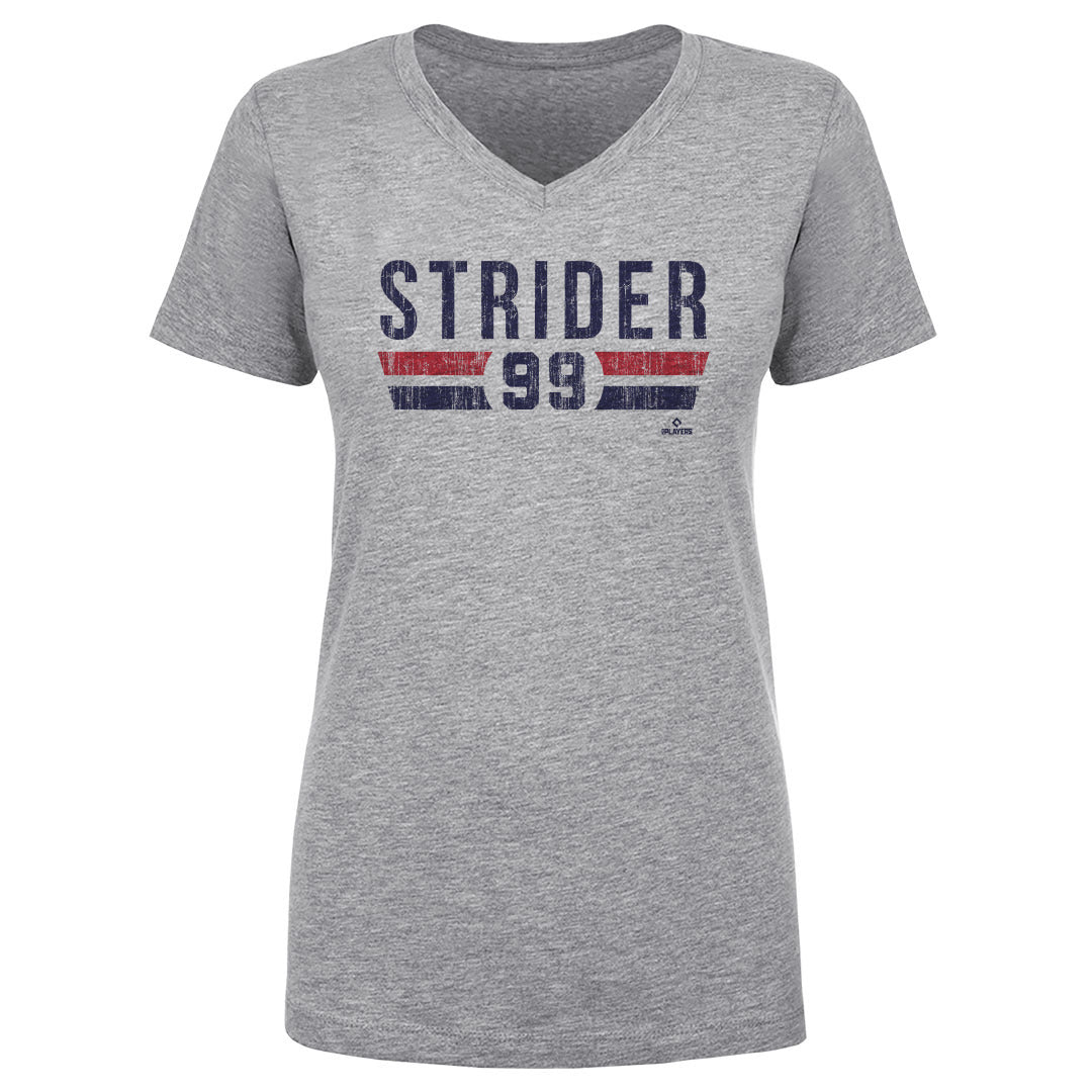 Spencer Strider Women's V-Neck T-Shirt | 500 LEVEL