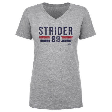 Spencer Strider Women's V-Neck T-Shirt | 500 LEVEL