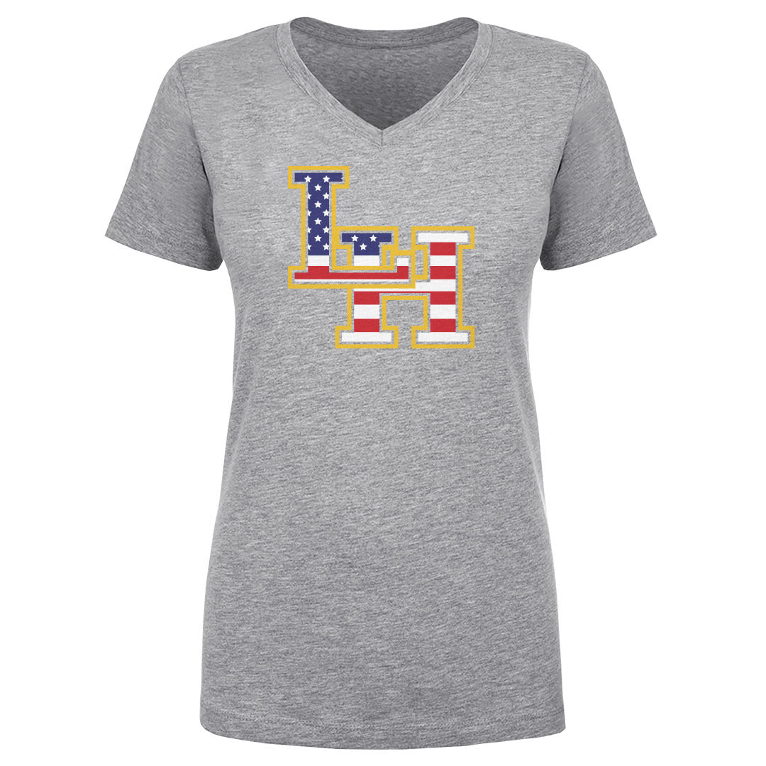 Crown Trio Women's V-Neck T-Shirt | 500 LEVEL