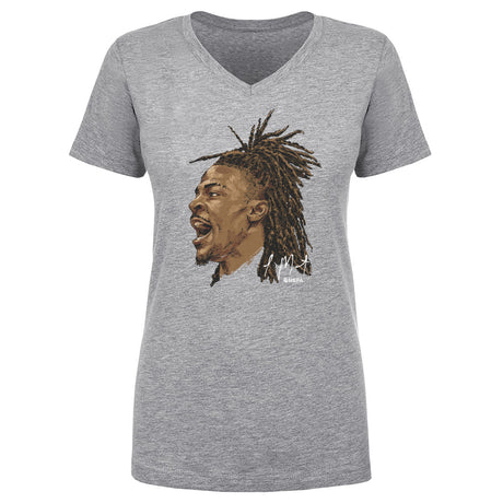Ja Morant Women's V-Neck T-Shirt | 500 LEVEL