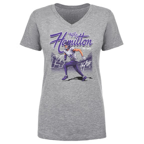 Kyle Hamilton Women's V-Neck T-Shirt | 500 LEVEL