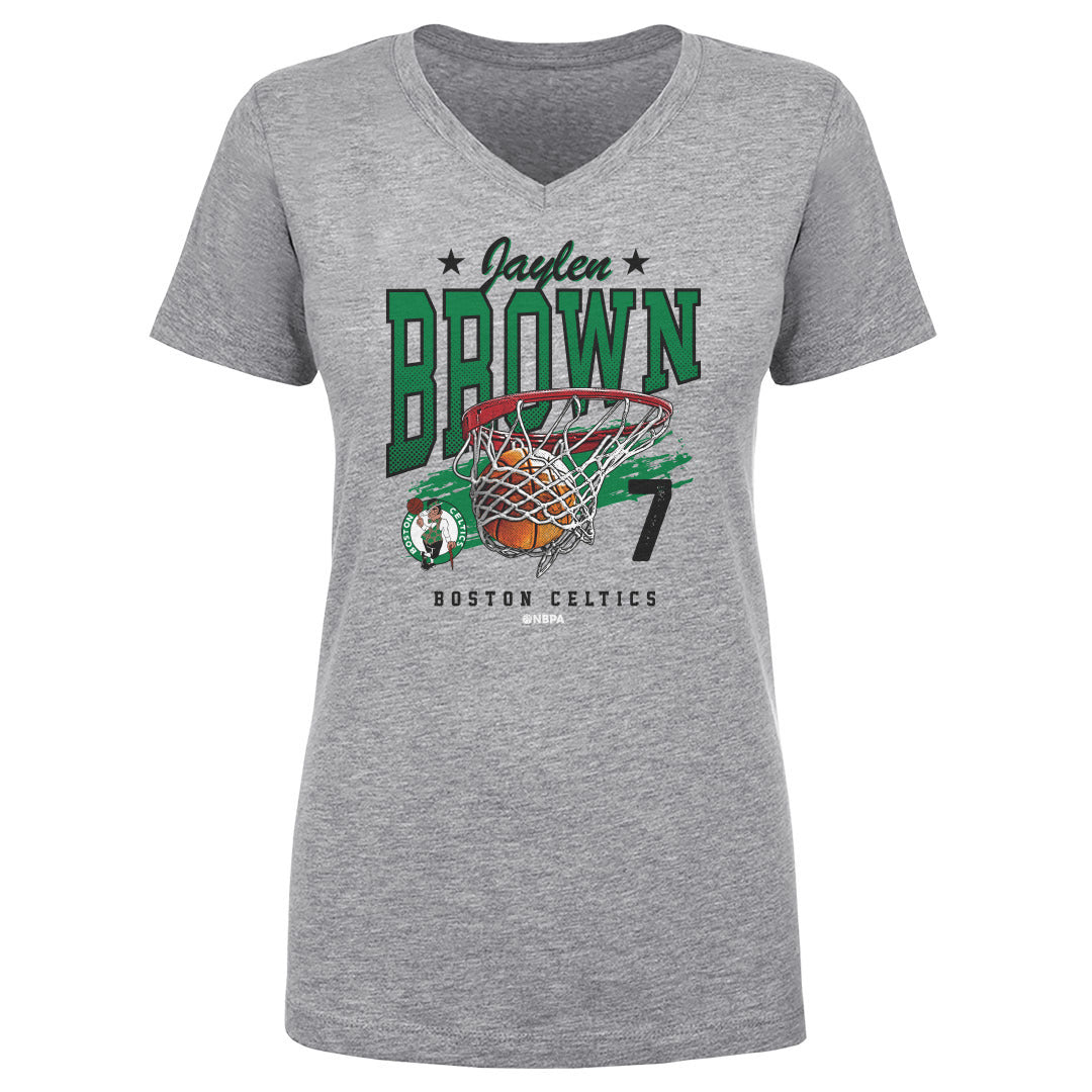 Jaylen Brown Women's V-Neck T-Shirt | 500 LEVEL