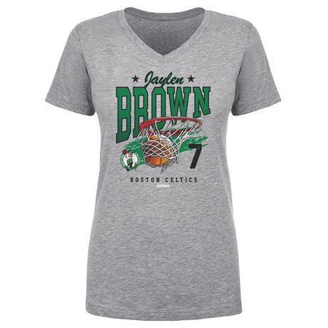 Jaylen Brown Women's V-Neck T-Shirt | 500 LEVEL