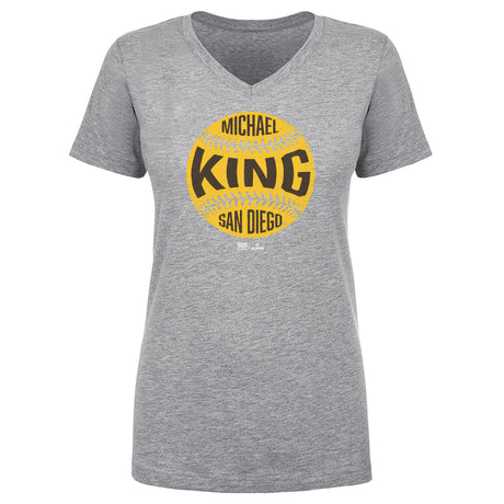 Michael King Women's V-Neck T-Shirt | 500 LEVEL