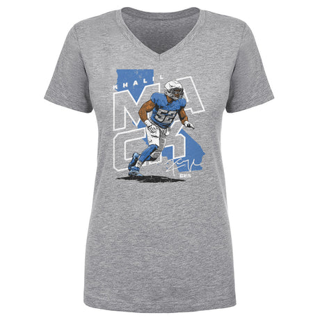 Khalil Mack Women's V-Neck T-Shirt | 500 LEVEL
