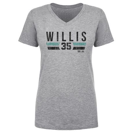 Dontrelle Willis Women's V-Neck T-Shirt | 500 LEVEL