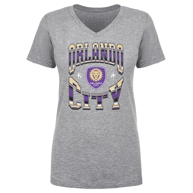 Orlando City Women's V-Neck T-Shirt | 500 LEVEL