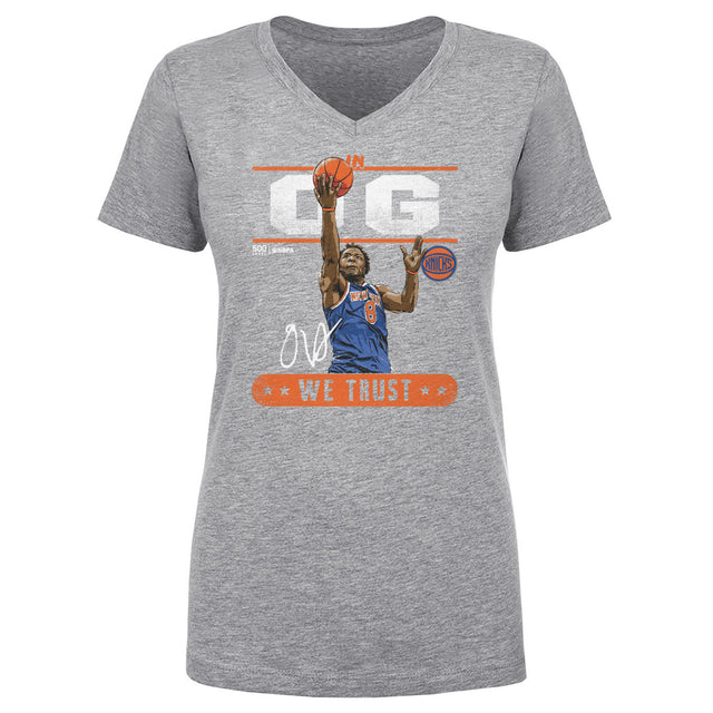 OG Anunoby Women's V-Neck T-Shirt | 500 LEVEL