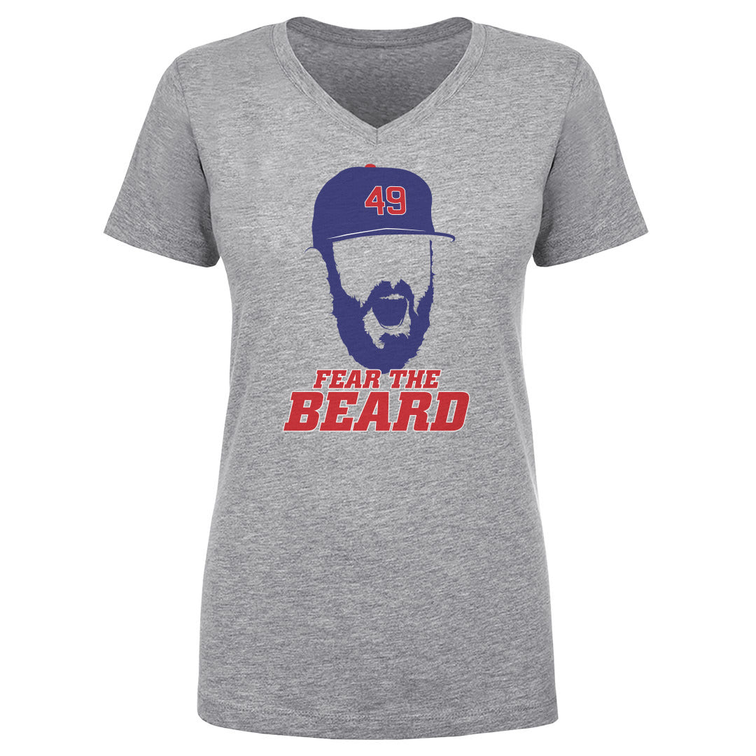 Jake Arrieta Women's V-Neck T-Shirt | 500 LEVEL