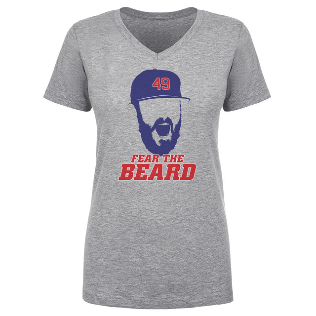 Jake Arrieta Women's V-Neck T-Shirt | 500 LEVEL