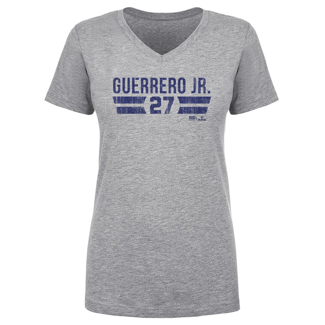 Vladimir Guerrero Jr. Women's V-Neck T-Shirt | 500 LEVEL