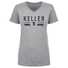 Clayton Keller Women's V-Neck T-Shirt | 500 LEVEL