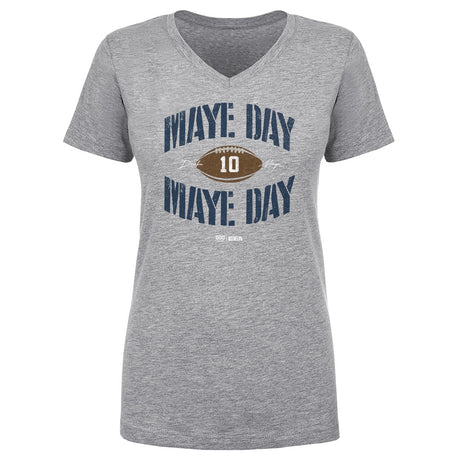 Drake Maye Women's V-Neck T-Shirt | 500 LEVEL