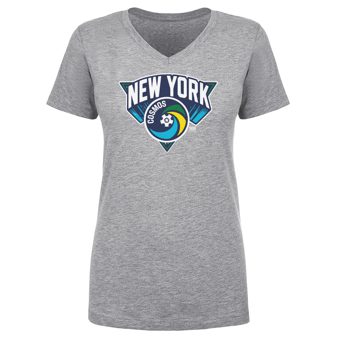 New York Cosmos Women's V-Neck T-Shirt | 500 LEVEL