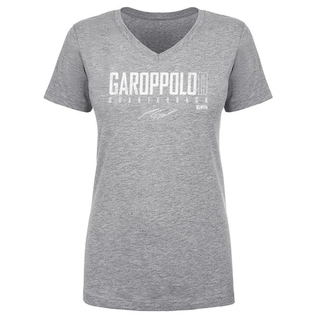Jimmy Garoppolo Women's V-Neck T-Shirt | 500 LEVEL