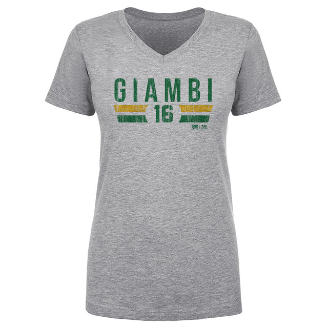 Jason Giambi Women's V-Neck T-Shirt | 500 LEVEL