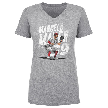 Marcelo Mayer Women's V-Neck T-Shirt | 500 LEVEL