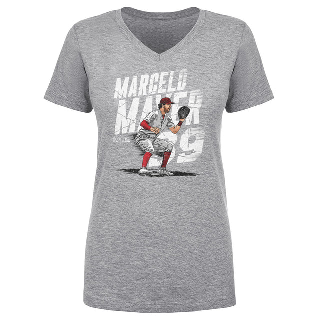 Marcelo Mayer Women's V-Neck T-Shirt | 500 LEVEL