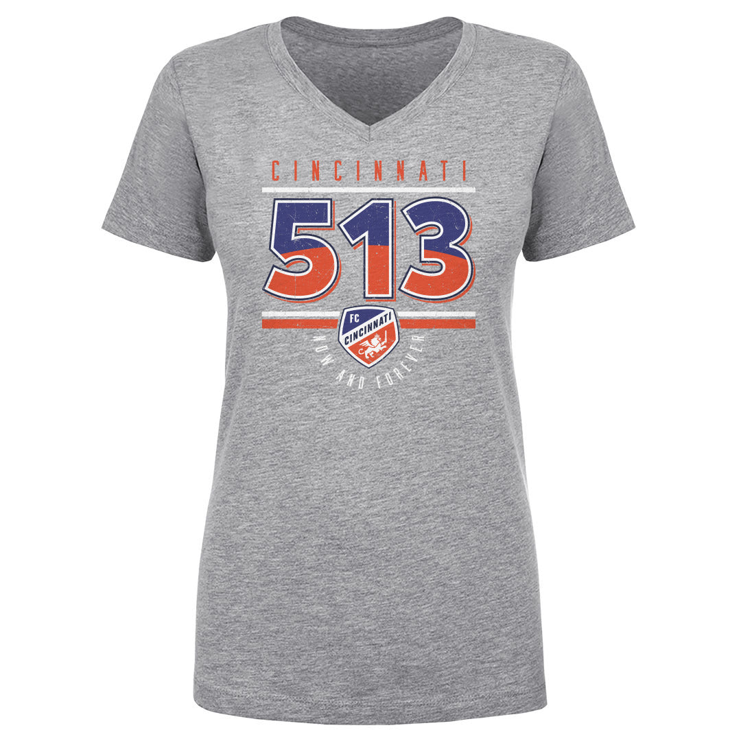 FC Cincinnati Women&#39;s V-Neck T-Shirt | 500 LEVEL