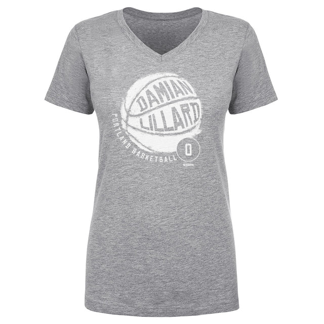 Damian Lillard Women's V-Neck T-Shirt | 500 LEVEL