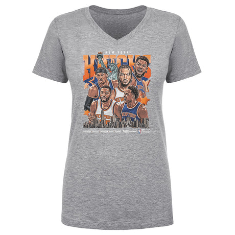 New York Knicks Women's V-Neck T-Shirt | 500 LEVEL