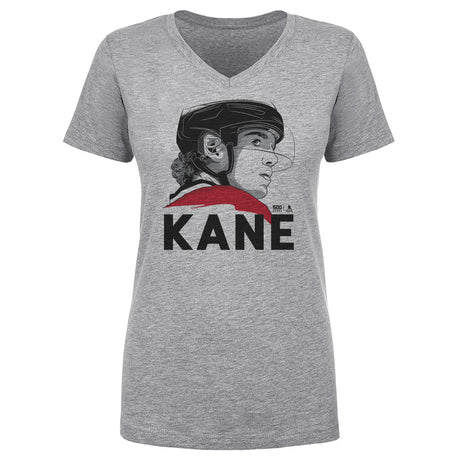 Patrick Kane Women's V-Neck T-Shirt | 500 LEVEL