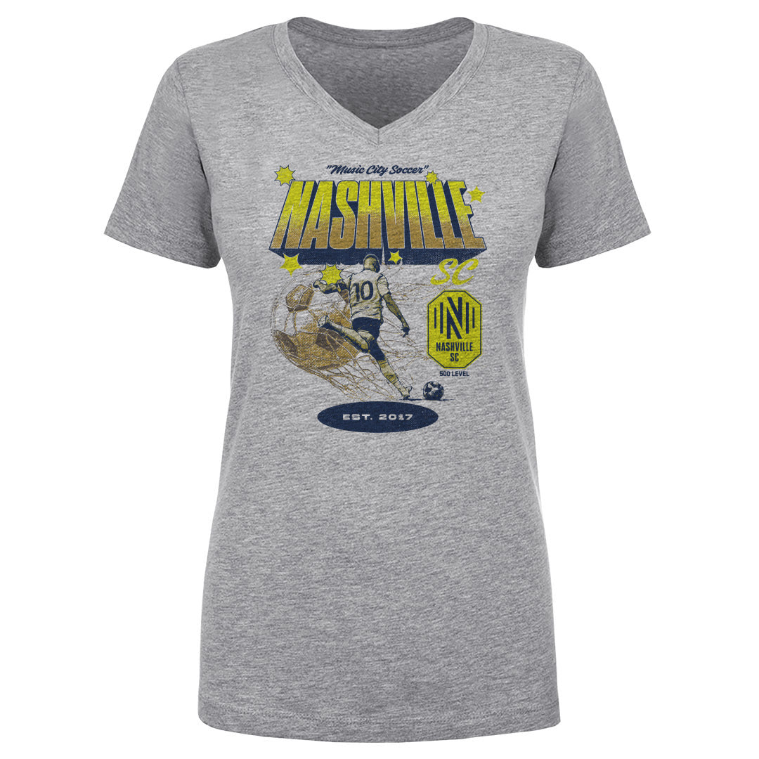 Nashville SC Women's V-Neck T-Shirt | 500 LEVEL