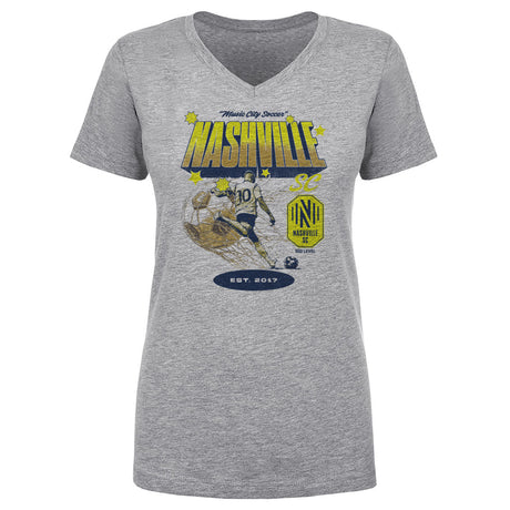 Nashville SC Women's V-Neck T-Shirt | 500 LEVEL
