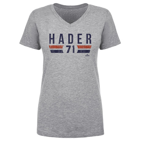 Josh Hader Women's V-Neck T-Shirt | 500 LEVEL