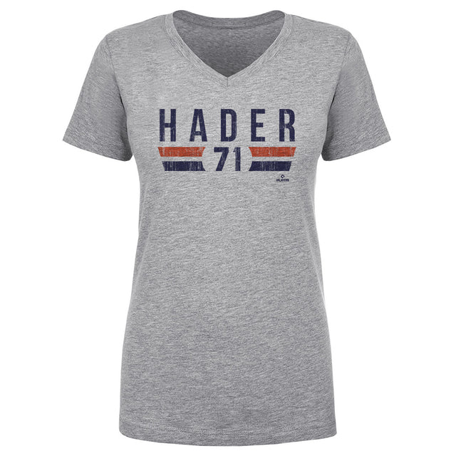 Josh Hader Women's V-Neck T-Shirt | 500 LEVEL