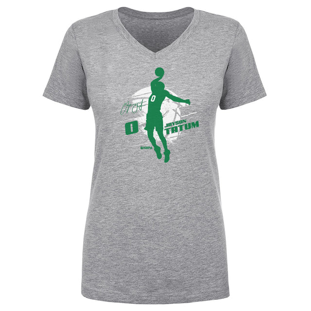 Jayson Tatum Women's V-Neck T-Shirt | 500 LEVEL