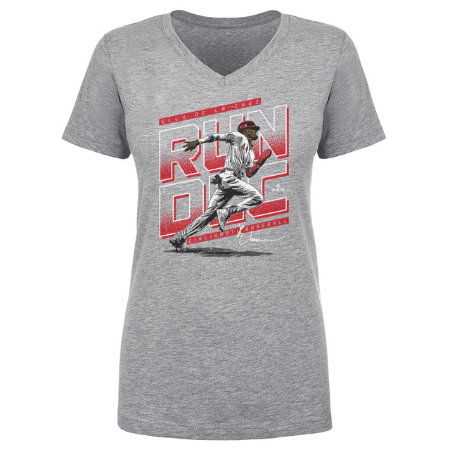 Elly De La Cruz Women's V-Neck T-Shirt | 500 LEVEL