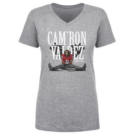 Cam'Ron Valdez Women's V-Neck T-Shirt | 500 LEVEL